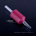 New Silicone Rubber Disposable Tattoo Grips with Black Tips 30mm